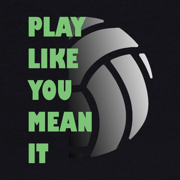Funny Volleyball Design by patient whirl